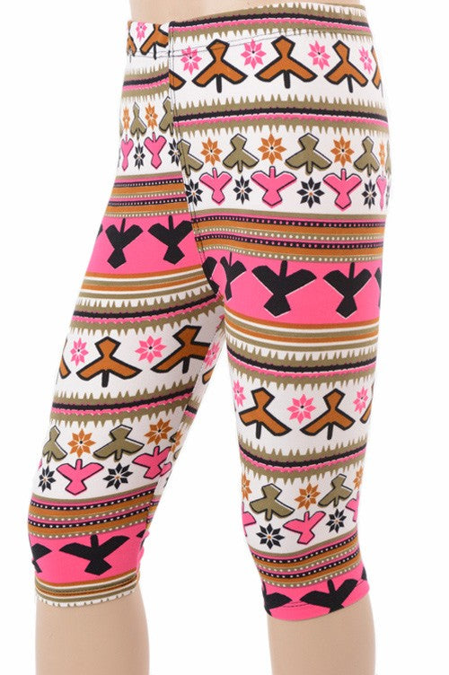 Printed CAPRI kids leggings