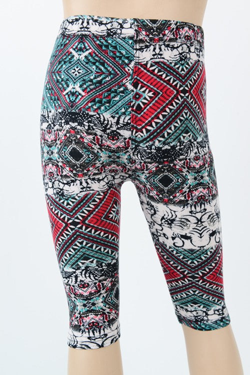 Printed CAPRI kids leggings