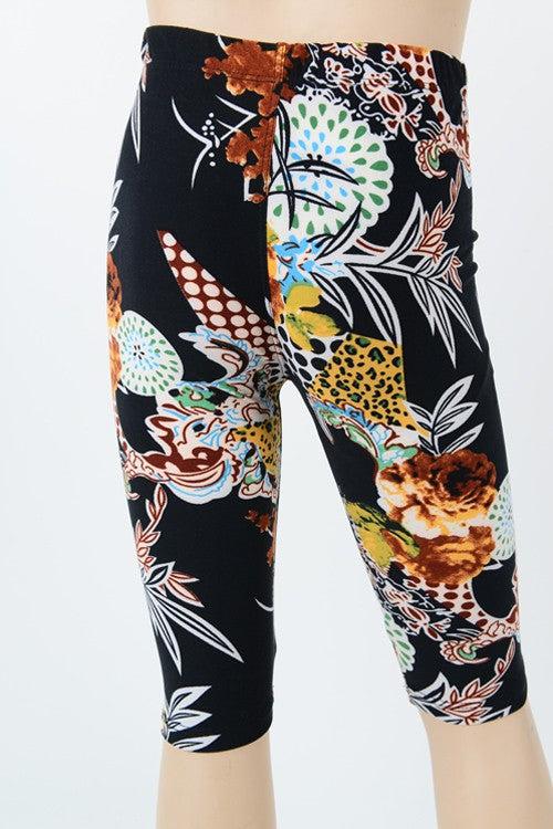 Printed CAPRI kids leggings