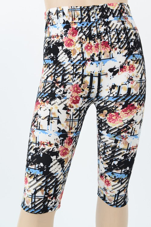 Printed CAPRI kids leggings