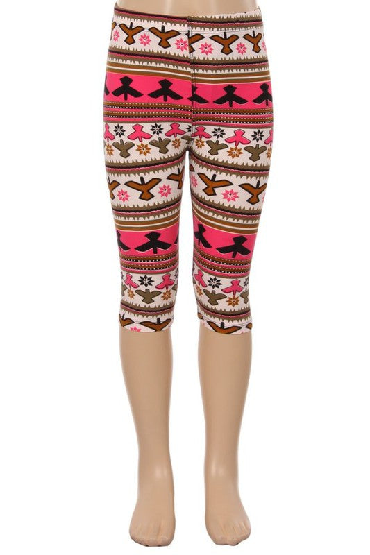 Printed CAPRI kids leggings