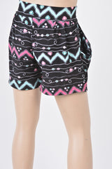 GIRL'S PRINT HAREM SHORT WITH POCKETS