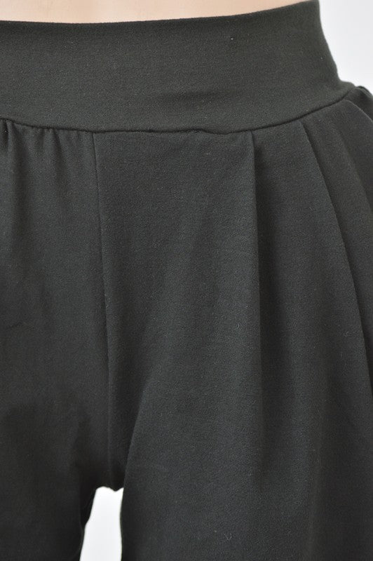 GIRL'S SOLID HAREM SHORT WITH POCKETS