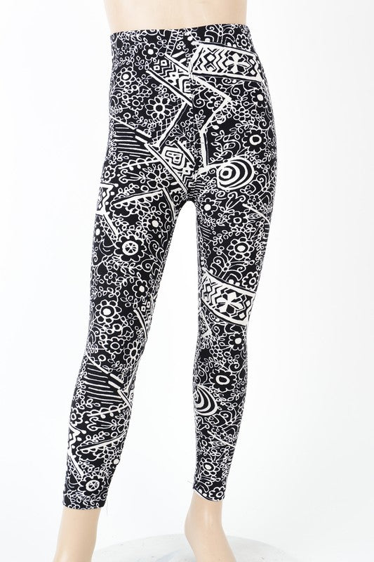 Printed kids leggings