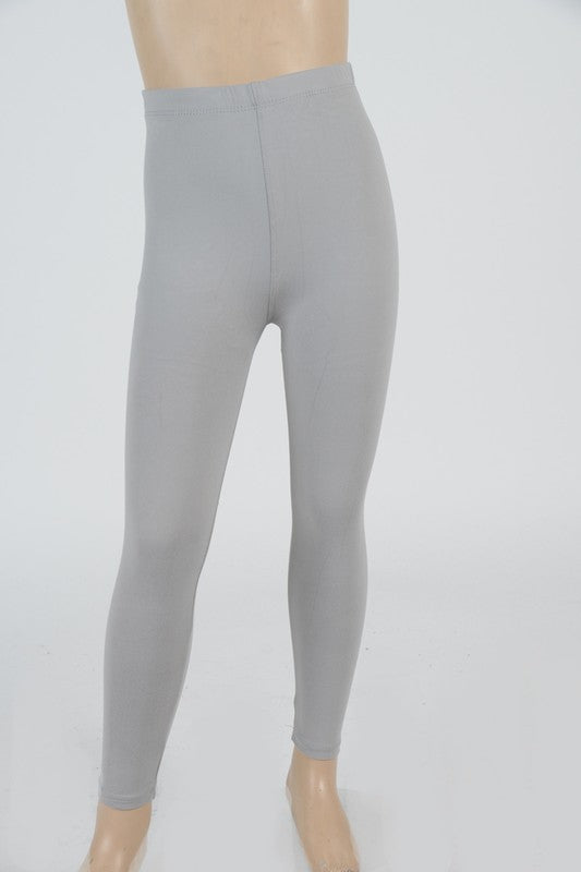 Solid kids leggings