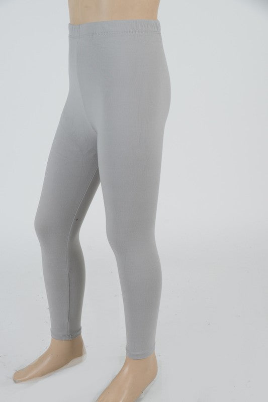 Solid kids leggings