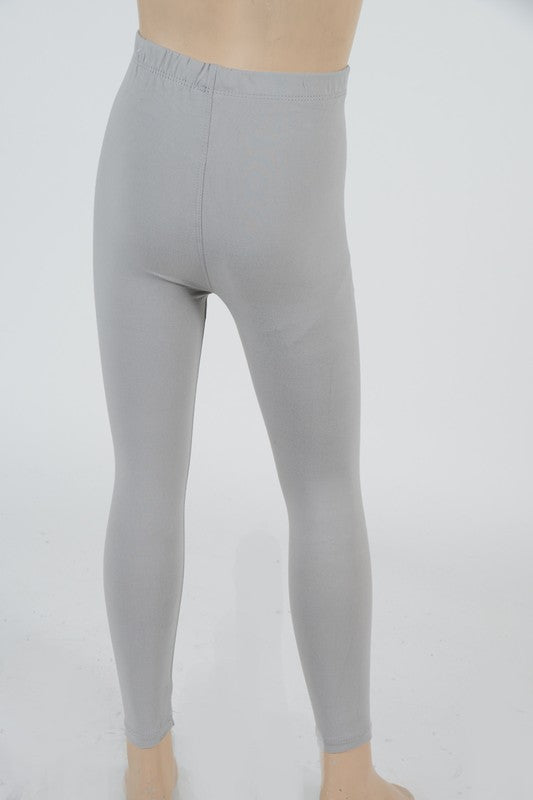 Solid kids leggings