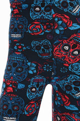 Sugar skull Printed kids leggings
