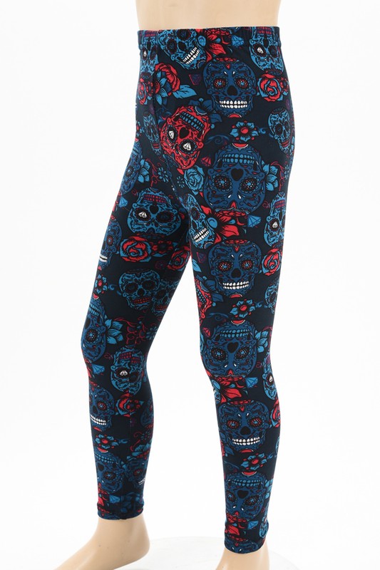 Sugar skull Printed kids leggings