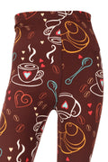 Thumbnail of Coffee/tea print leggings