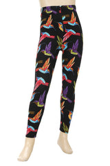 hummingbirds leggings