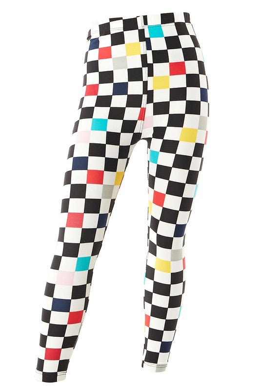 Multicolor checkered