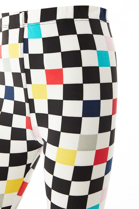 Multicolor checkered