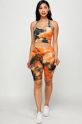 Thumbnail of TIE DYE RACERBACK BRA BIKE SET