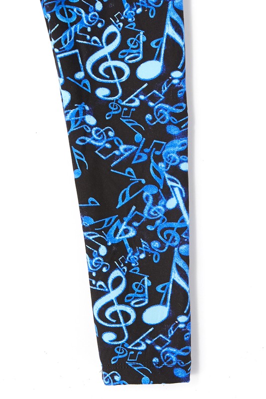 Music note print