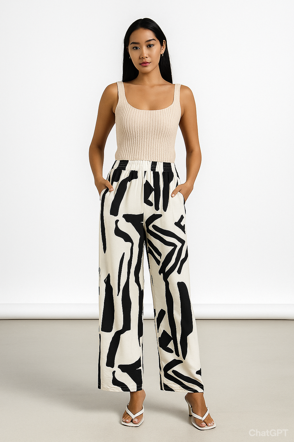 Wide leg palazzo pants-JRB-LELIS07