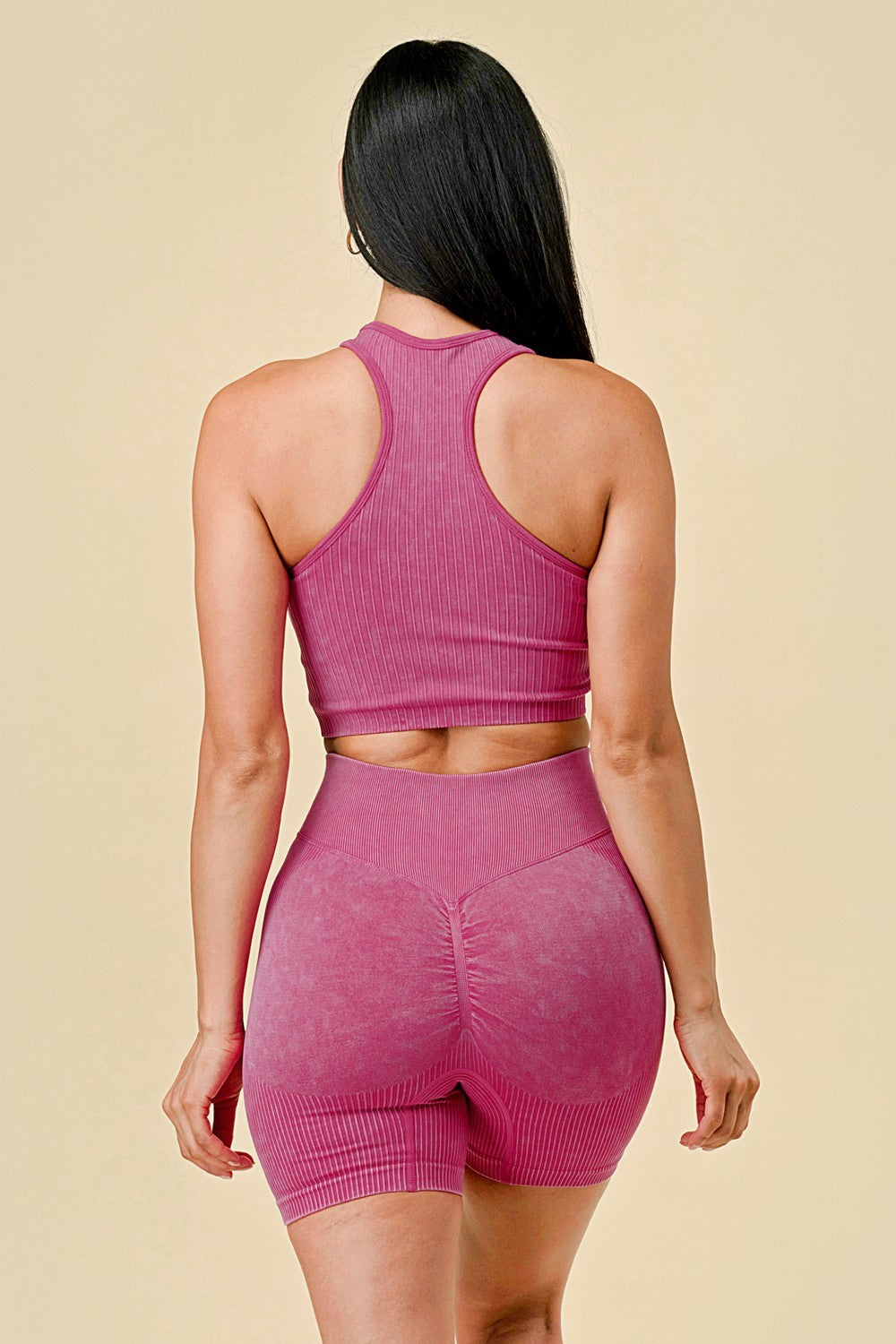 Cutout Two-Piece Activewear short  Set