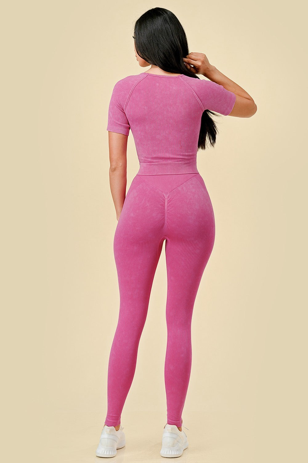MINERAL WASH SCRUNCH BUTT 2-PIECE SET