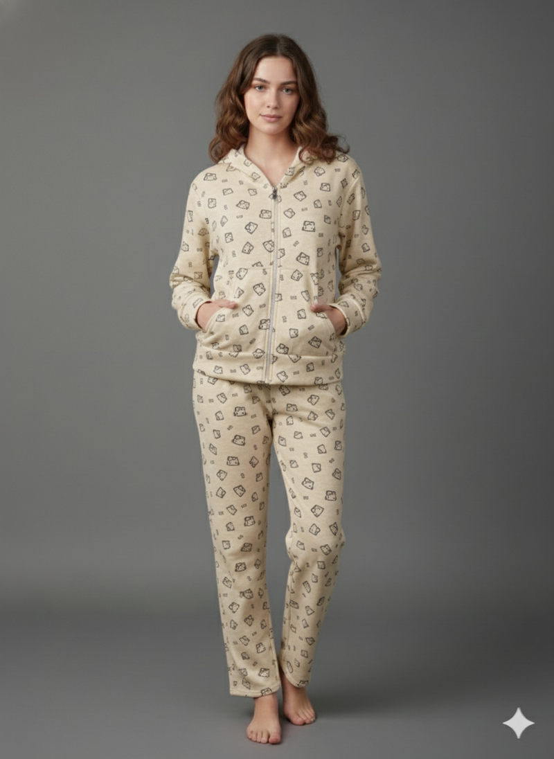 2 Piece Hoodie  Kitty  Set