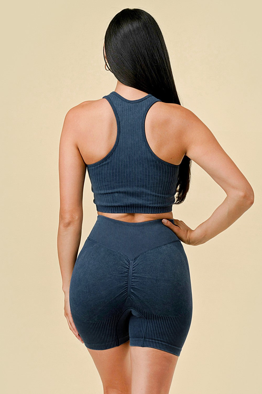 Cutout Two-Piece Activewear short  Set