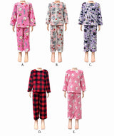 GIRL'S PLUSH PAJAMA SET